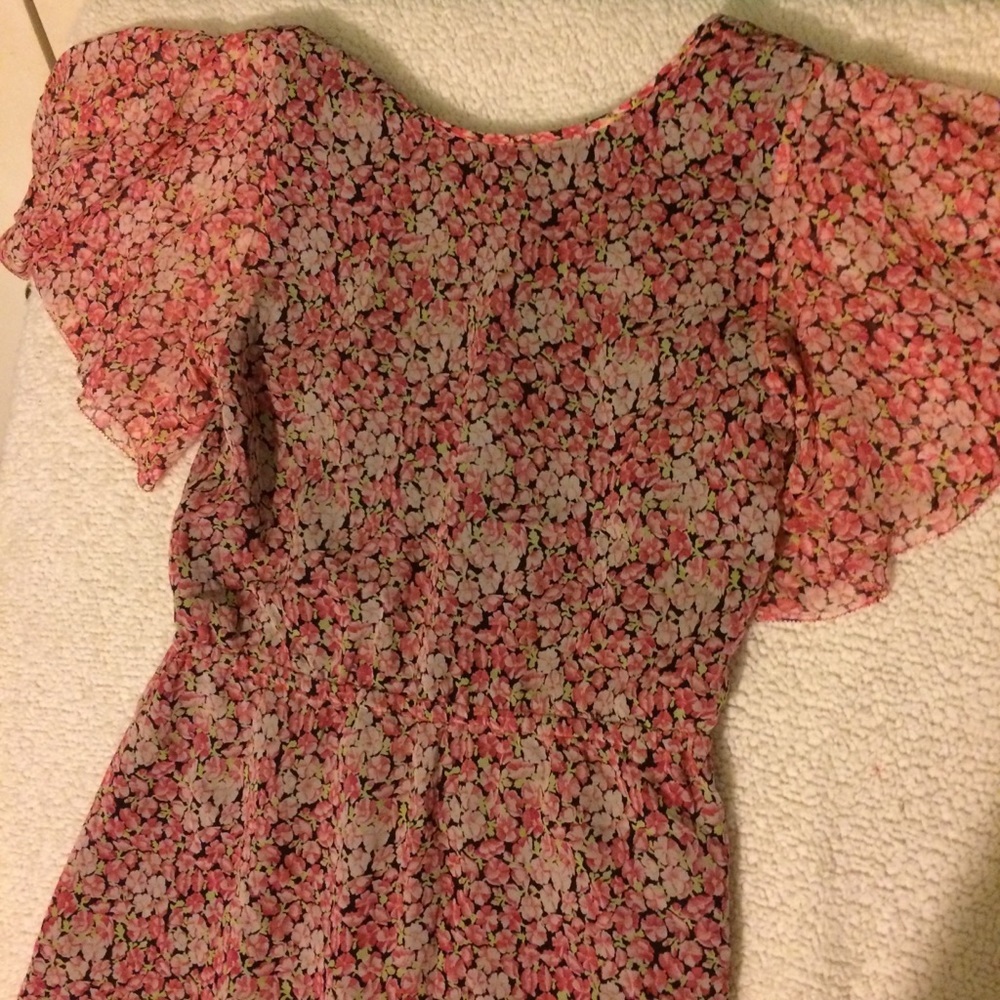 saleEliot by madewell floral print dress sz0 - Picture 3 of 7